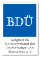 BDÜ - Bundesverband der Dolmetscher und Übersetzer